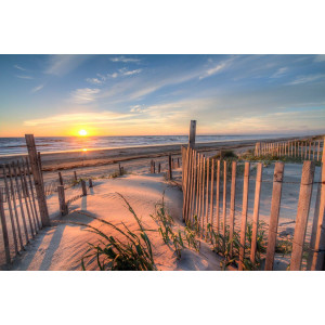 Papermoon Fotobehang Outer Banks Dunes Vliesbehang, eersteklas digitale print