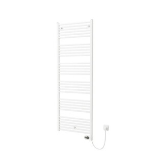 Plieger Elba Electrical Elektrische Designradiator - 170.2x60cm - met thermostaat - 900w - wit 1470430