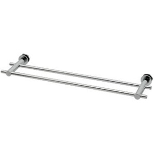 Plieger handdoekbeugel dubbel voor designradiator chroom ALD101CP