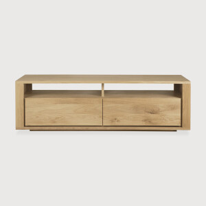 Ethnicraft TV-meubel 'Shadow' Geolied Eikenhout, 140cm