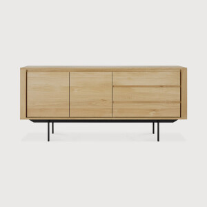 Ethnicraft Dressoir 'Shadow' Geolied Eikenhout, 180cm