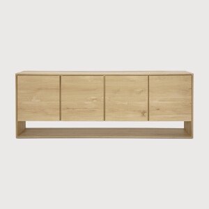 Ethnicraft Dressoir 'Nordic' Geolied Eikenhout, 210cm
