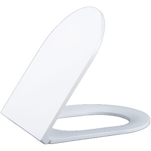 QeramiQ Dely Zitting - softclose - quickrelease - slim - mat wit E13/A15 UF seat Glossy_Matt White