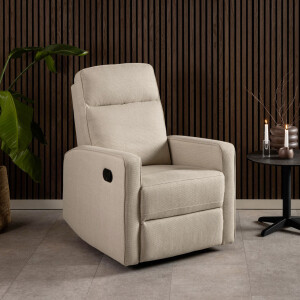 Bendt Relaxfauteuil 'Rachele' Verstelbaar, kleur Beige