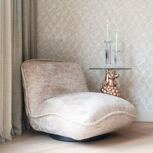 Richmond Fauteuil 'Ophelia' Chenille, kleur Naturel