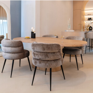 Richmond Organische Eettafel 'Riva' Eikenhout, 230 x 110cm