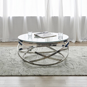 Artistiq Living Salontafel 'Mischa' 80cm, kleur zilver