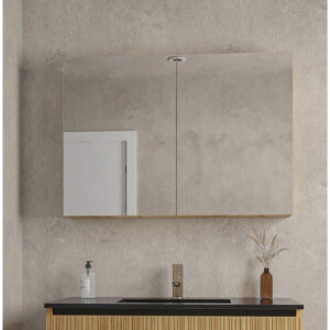 Saniclass Holz Spiegelkast - 100x70cm - eiken SW773982