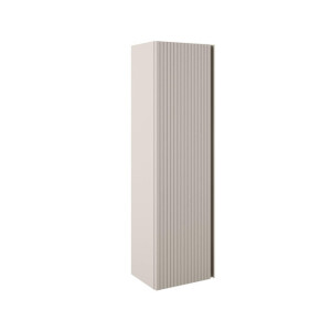 Saniclass Prime Blend Hoge Kast - 120x34.5x27.5cm - 1 deur - mat cotton (beige) - MDF ARES_HIGH_CABINET_Cotton