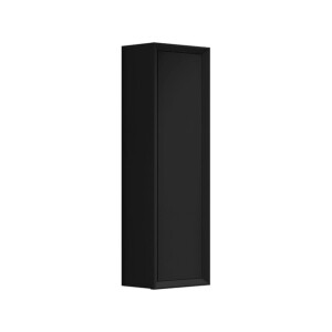 Saniclass Prime Core Hoge Kast - 120x34.5x34.5cm - 1 deur - mat zwart - MDF 88486