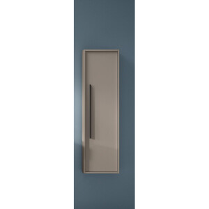 Saniclass Prime Essential Hoge Kast - 120x35x35cm - 1 deur - taupe - MDF AQUA_HIGH_CABINET_Quarzo