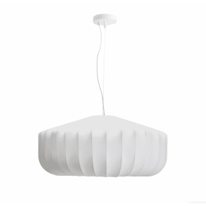 Kave Home Hanglamp 'Somar' 76cm, kleur Wit