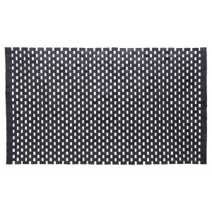 Sealskin Woodblock Badmat 52x90 cm Teak Zwart 800125