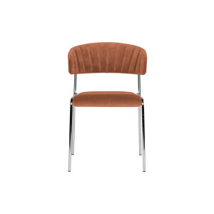 Set van 2 eetkamerstoelen Twitch velvet | BePureHome