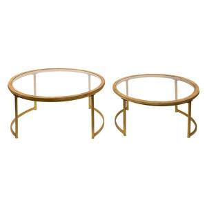 Set van 2 salontafels Aldrik | Clayre & Eef