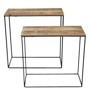Set van 2 wandtafels Santo | Clayre & Eef