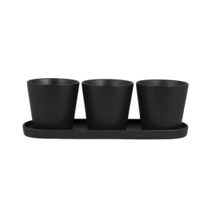 Set van 3 kruidenpotjes Basic | D&M Deco