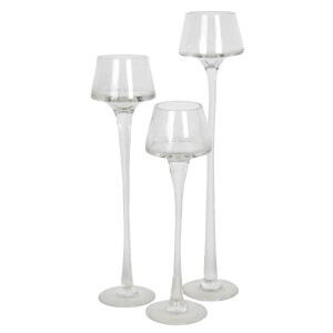 Set van 3 waxinelichthouders Rexford | Clayre & Eef