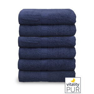 Set van 6 handdoeken Marine | Vitality Pur