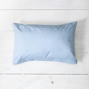Sierkussenslopen Katoen Lichtblauw 30x50 Effen 30x50 Cm Ademend Presence - Dekbed-Discounter.nl