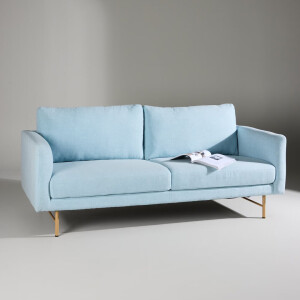 Nohr 3-zits Bank 'Sumit' kleur Lichtblauw