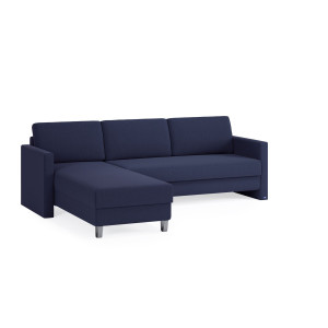 BRUNO Slaapbank 160cm in Blauw