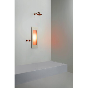 Sunshower Round Small One infrarood inbouw 95x33x10cm Sand White S0500-S0106