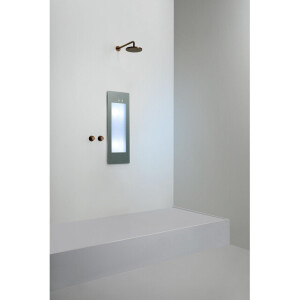 Sunshower Round Small Plus infrarood en UV licht inbouw 95x33x10cm Grey S0600-S0103