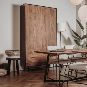 Tower Living Opbergkast 'Taviano' Sheesham- en mangohout, 220 x 120cm