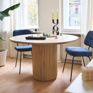 Tom Tailor Ronde Eettafel 'Tessica' Mangohout, 120cm