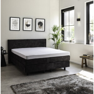 Topper Hoeslaken Egyptisch Katoen Stretch 190x200 Cm Wit Zacht & Verkoelend Presence - Dekbed-Discounter.nl