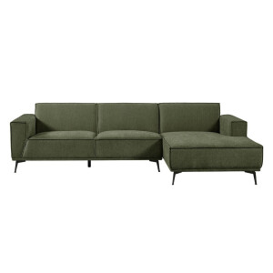 Tower Living 2,5-zits Loungebank 'Leeds' Rechts, kleur Bottle Green