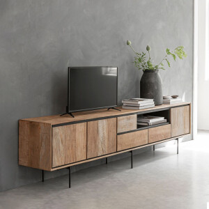 DTP Home TV-meubel 'Metropole' Teakhout, 235cm