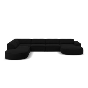 U-bank Jodie velvet Chaise longue links | Micadoni Limited Edition