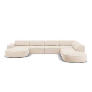 U-bank Jodie velvet Chaise longue rechts | Micadoni Limited Edition