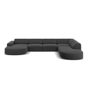 U-bank Jodie velvet Chaise longue rechts | Micadoni Limited Edition