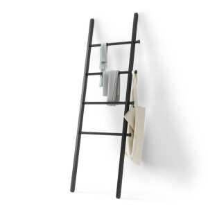 Umbra Leana handdoekladder 51x152x4cm Hout Zwart 1017445-040
