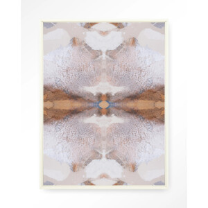 Urban Cotton Wandkleed 'Spanish Eagle' 110 x 145cm in Floating Frame - off white