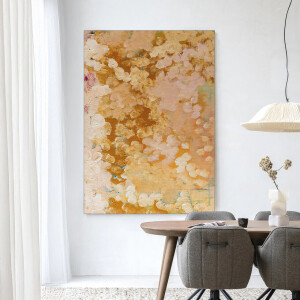 Urban Cotton Wandkleed 'Abundance' 80 x 110cm in Frame - black