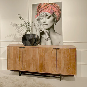 Livingfurn Dressoir 'Valdez' Mangohout, 180cm