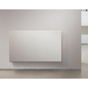 Vasco E panel h fl elektrische Design radiator 60x80cm 1000watt Staal Traffic White 339080060el1000