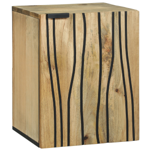 vidaXL Badkamer Wandkast 38x33,5x48 cm van Massief Mango en Gefabriceerd Hout