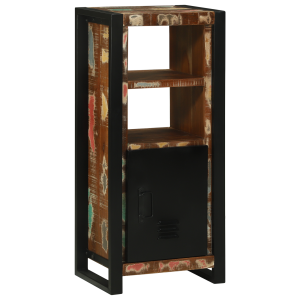 vidaXL Badkamer Wandkast 40x30x90 cm Van Gerecycled Massief Hout