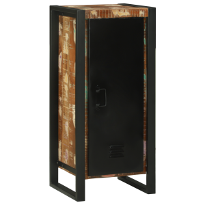 vidaXL Badkamer Wandkast 40x35x90 cm Van Gerecycled Massief Hout