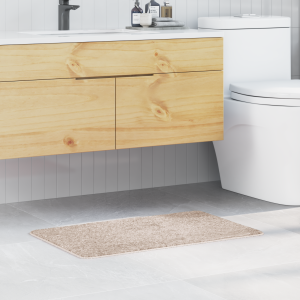 vidaXL Badmat rechthoekig anti-slip 50x80 cm polypropeen crèmekleurig