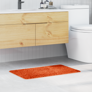 vidaXL Badmat rechthoekig anti-slip 50x80 cm polypropeen oranje