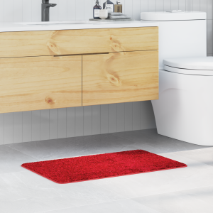vidaXL Badmat rechthoekig anti-slip 50x80 cm polypropeen rood