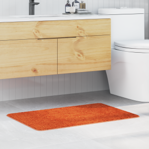 vidaXL Badmat rechthoekig anti-slip 60x90 cm polypropeen oranje