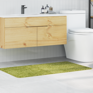 vidaXL Badmat rechthoekig anti-slip 70x120 cm polypropeen groen