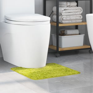 vidaXL Badmat U-vormig anti-slip 50x50 cm polypropeen groen